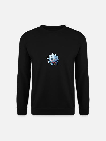 Snowflake for children - Unisex Sweatshirt - black