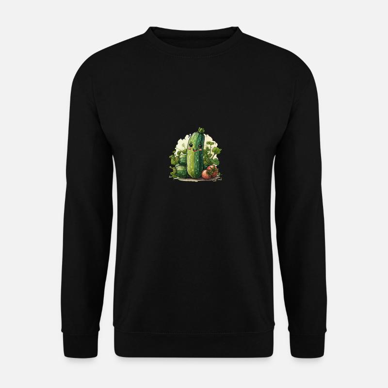 Zucchini comic style - Unisex Sweatshirt - black