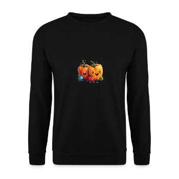 Paprika family comic style - Unisex Sweatshirt - black - Front - Alina (178cm) & Michal (187cm)