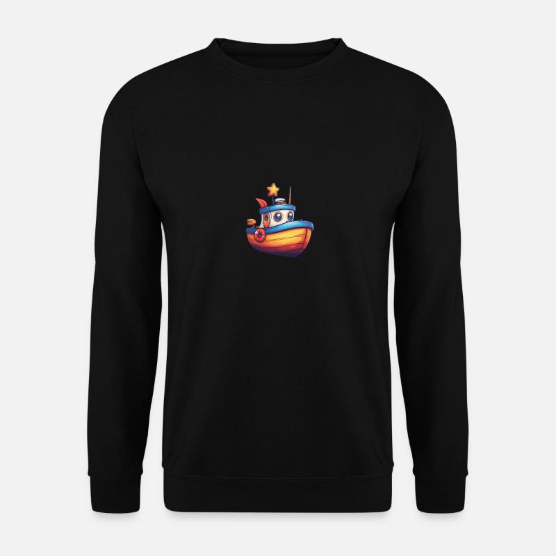 Fischerboot - Unisex Pullover - Schwarz