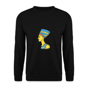Mythologie egypte religion symbole cadeau culture - Sweat-shirt Unisexe - noir - Devant - Alina (178cm) & Michal (187cm)