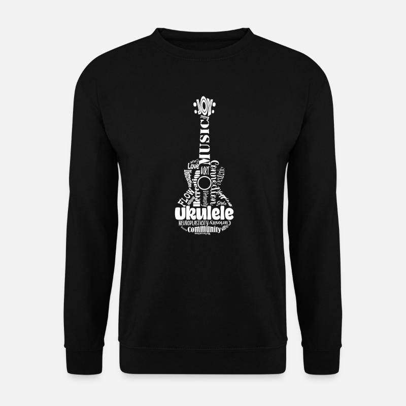 Anatomie émotionnelle du ukulélé - Sweat-shirt Unisexe - noir
