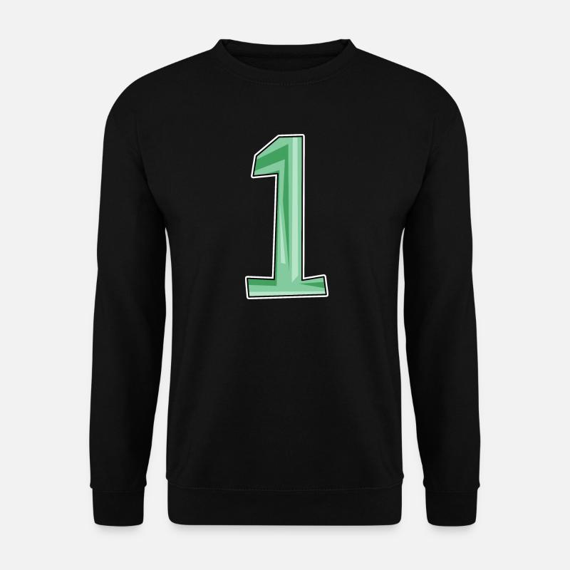 1 grün - Unisex Pullover - Schwarz