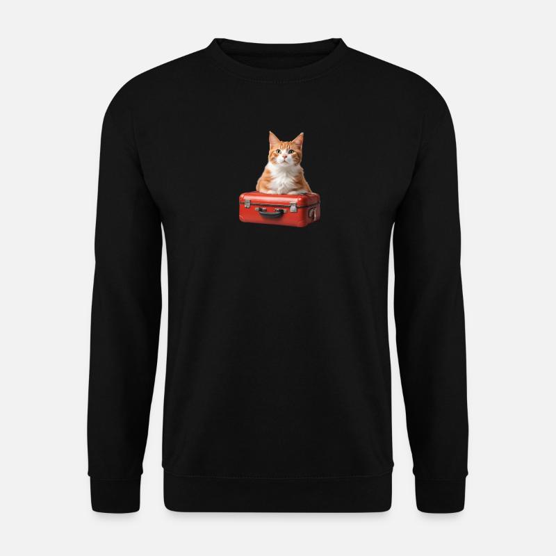 Lebendiger Dschungel Löwe T-Shirt Design - Unisex Pullover - Schwarz