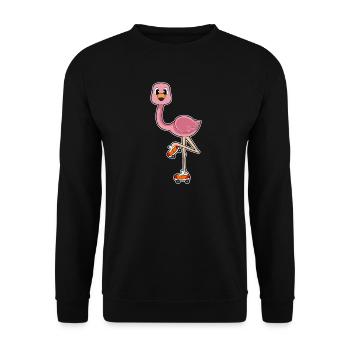 Patins à roulettes Flamingo - Sweat-shirt Unisexe - noir - Devant - Alina (178cm) & Michal (187cm)