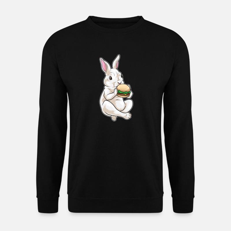 Bunny Hamburger - Unisex Sweatshirt - black