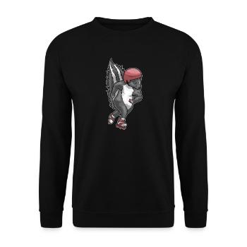 Patins en ligne Skunk Patins en ligne - Sweat-shirt Unisexe - noir - Devant - Alina (178cm) & Michal (187cm)