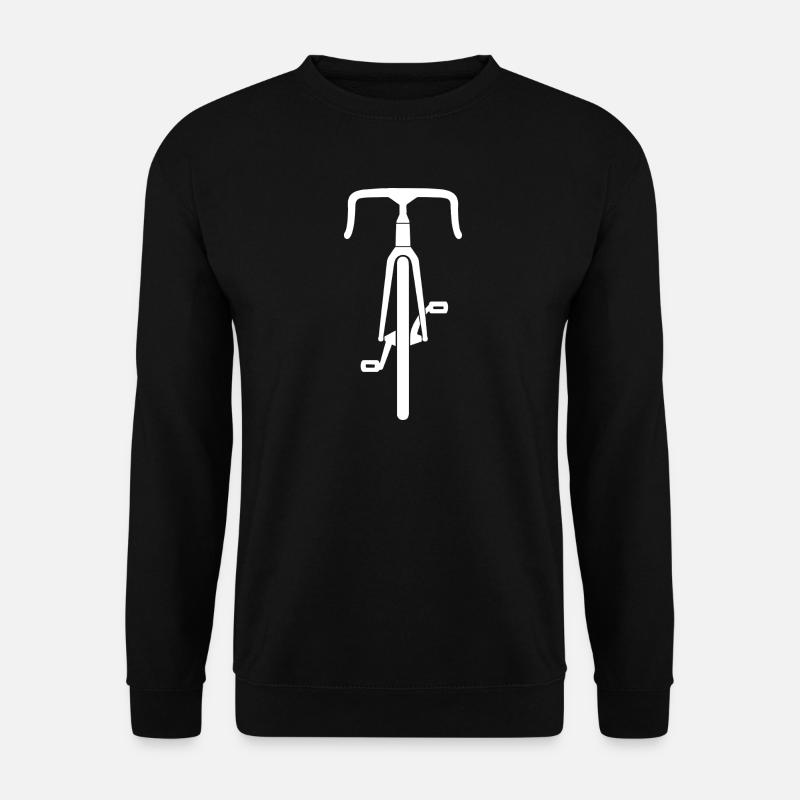 Silhouette Front Route - Sweat-shirt Unisexe - noir