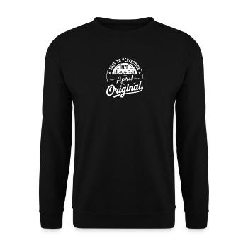 avril 1976 – Légende des sommets et montagnes - Sweat-shirt Unisexe - noir - Devant - Alina (178cm) & Michal (187cm)