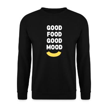 Wear Your Brand - Unisex Sweatshirt - black - Front - Alina (178cm) & Michal (187cm)