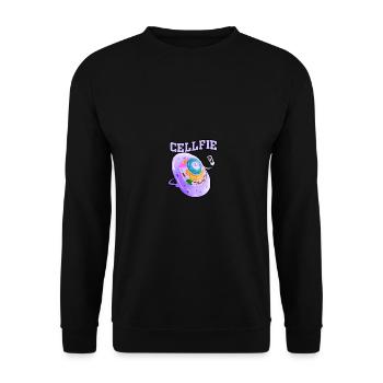 Microbiology Virus Gene Biology Teacher - Cellfie - Unisex Pullover - Schwarz - Vorne - Alina (178cm) & Michal (187cm)