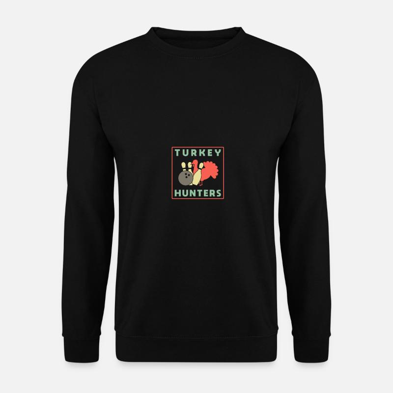 Turkey Hunters Bowling - Unisex Pullover - Schwarz