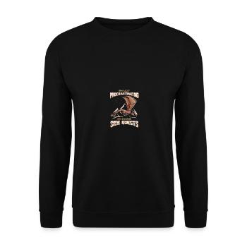 I'm not procrastinating I'm doing Side Quests - Unisex Pullover - Schwarz - Vorne - Alina (178cm) & Michal (187cm)