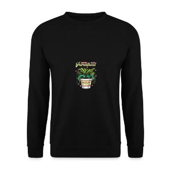 Support Plant Parenthood - Plant Lover - Unisex Pullover - Schwarz - Vorne - Alina (178cm) & Michal (187cm)