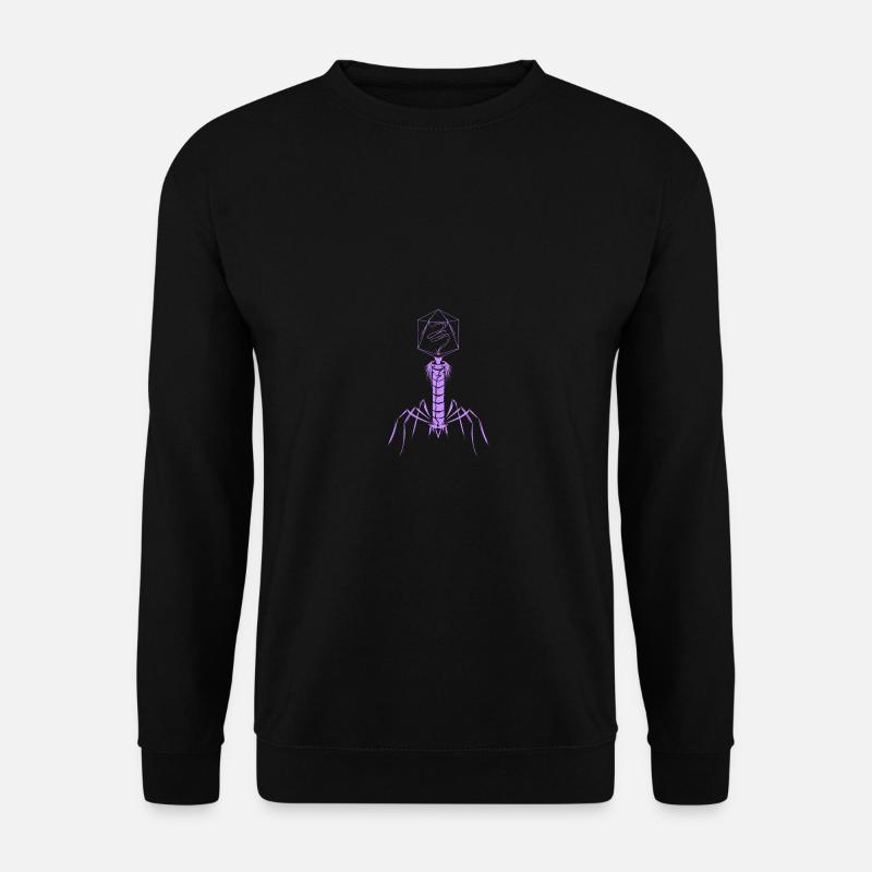 Microbiology Virus Biology Virology - Unisex Pullover - Schwarz