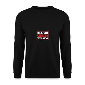 Blood Cancer Warrior Fighter - Unisex Pullover - Schwarz - Vorne - Alina (178cm) & Michal (187cm)