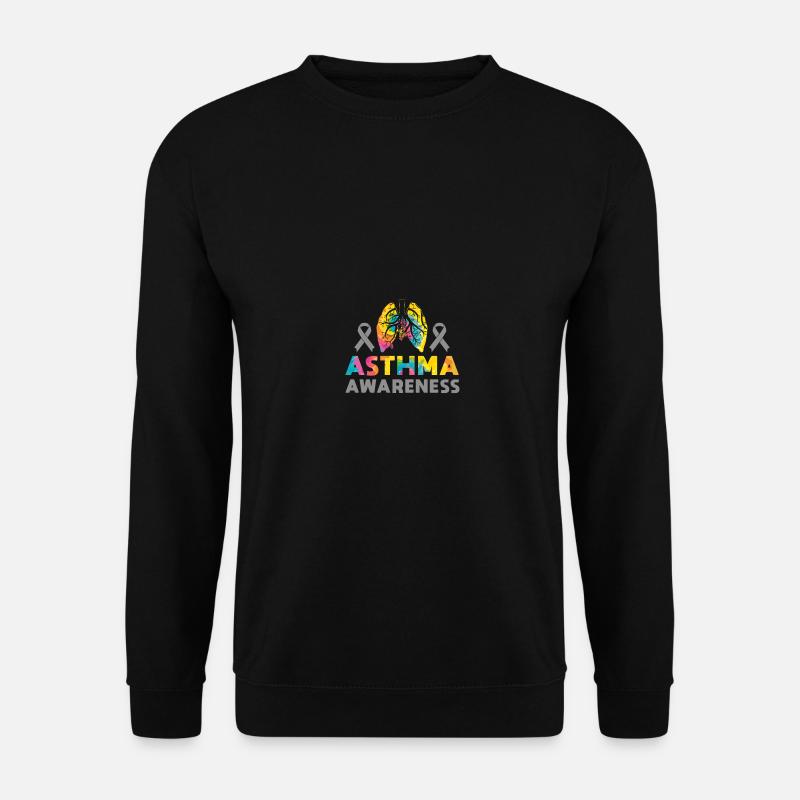Asthma Awareness Month - Unisex Pullover - Schwarz