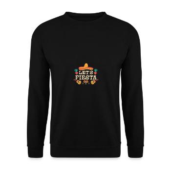 Let's Fiesta Cinco De Mayo Squad - Unisex Pullover - Schwarz - Vorne - Alina (178cm) & Michal (187cm)