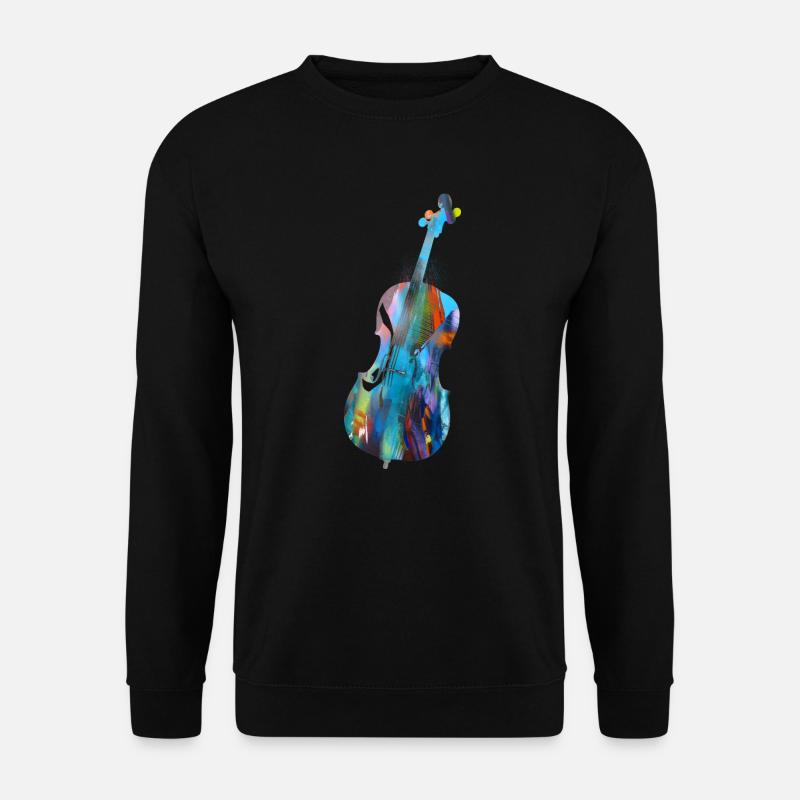 Violin,Cello,Graffiti,Painting - Unisex Sweatshirt - black