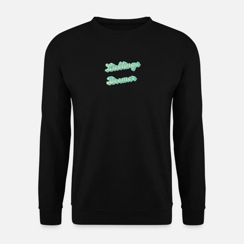 Lieblings Boomer Retro Script - Unisex Pullover - Schwarz