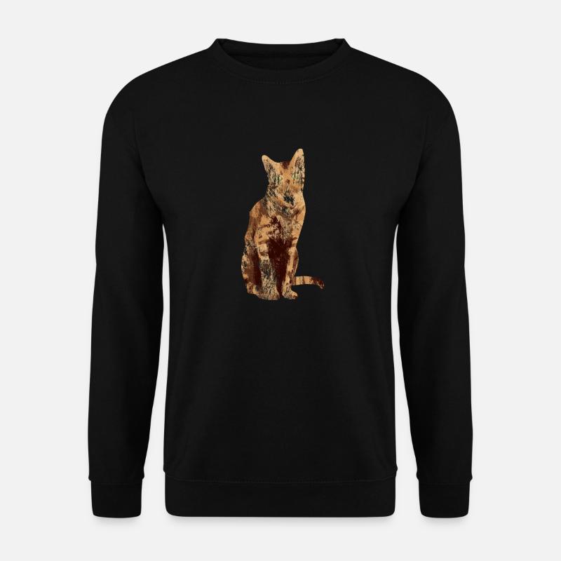 Katze - Unisex Pullover - Schwarz