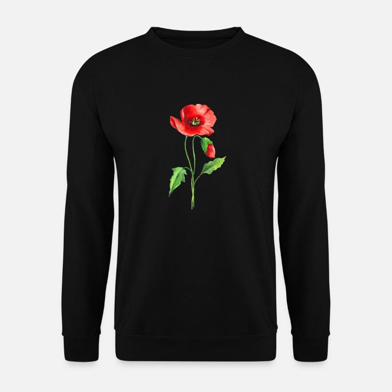 Flower - Unisex Sweatshirt - black