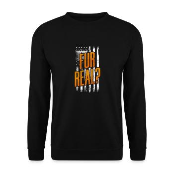 Animal Control Officer Funny Quote - Unisex Sweatshirt - black - Front - Alina (178cm) & Michal (187cm)
