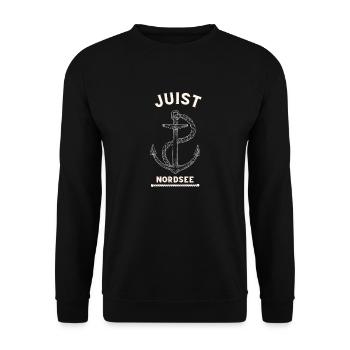 Juist - Unisex Pullover - Schwarz - Vorne - Alina (178cm) & Michal (187cm)