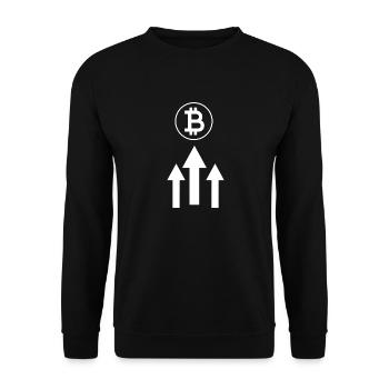 Bitcoin Trading Crypto Stocks - Sweat-shirt Unisexe - noir - Devant - Alina (178cm) & Michal (187cm)