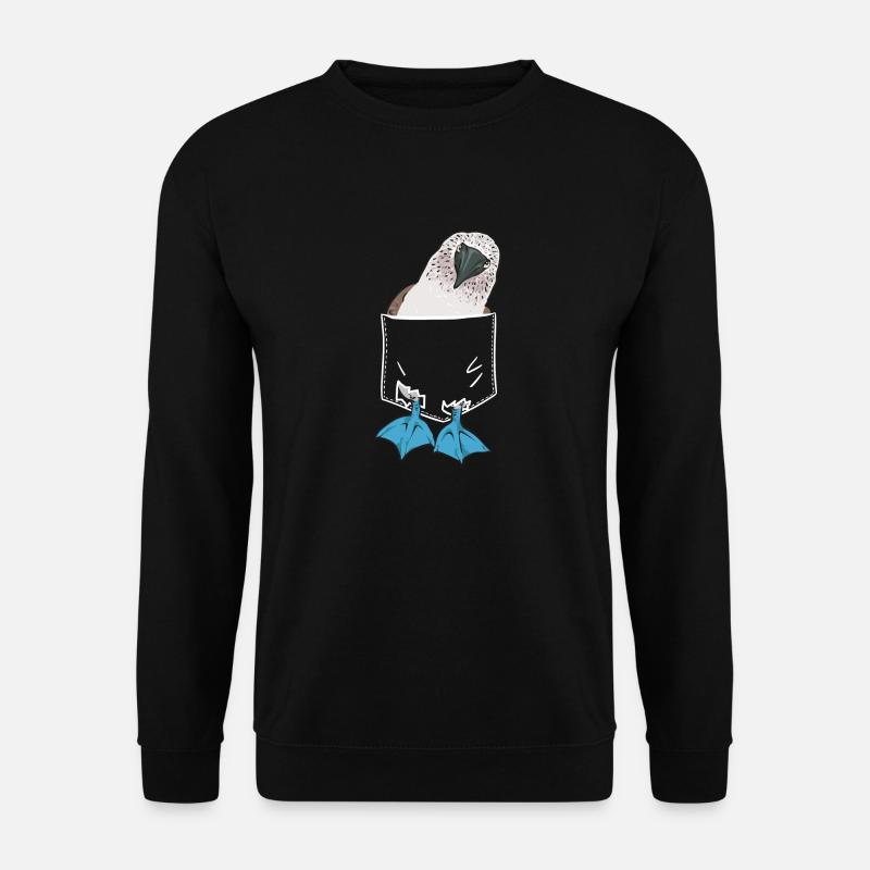 Blaufußtölpel Blue-footed Booby Seevogel - Unisex Pullover - Schwarz