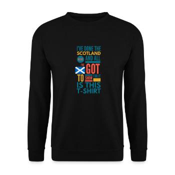 nc500 scotland - Unisex Sweatshirt - black - Front - Alina (178cm) & Michal (187cm)