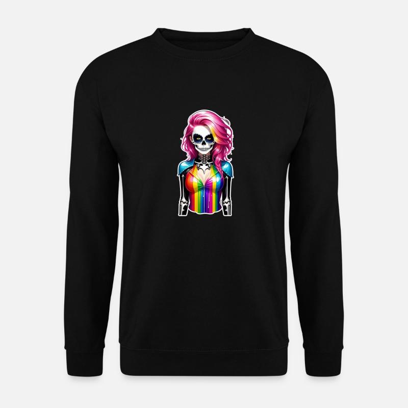 Halloween - Rock & Rainbow - Unisex Sweatshirt - black
