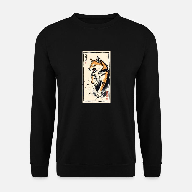 Okami - Unisex Pullover - Schwarz