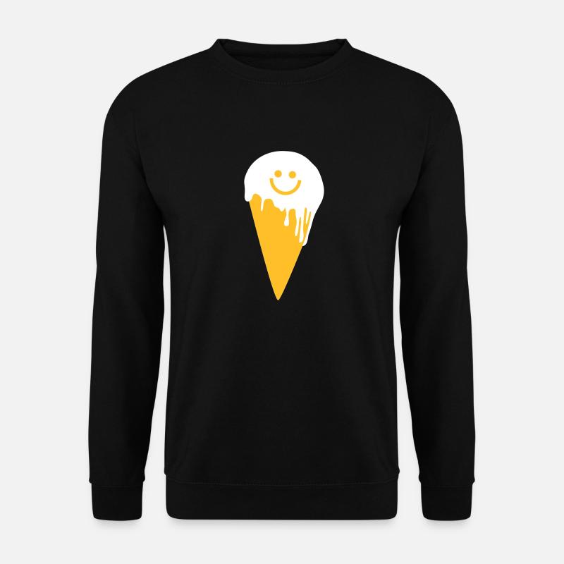 happy ice cream - Unisex Pullover - Schwarz