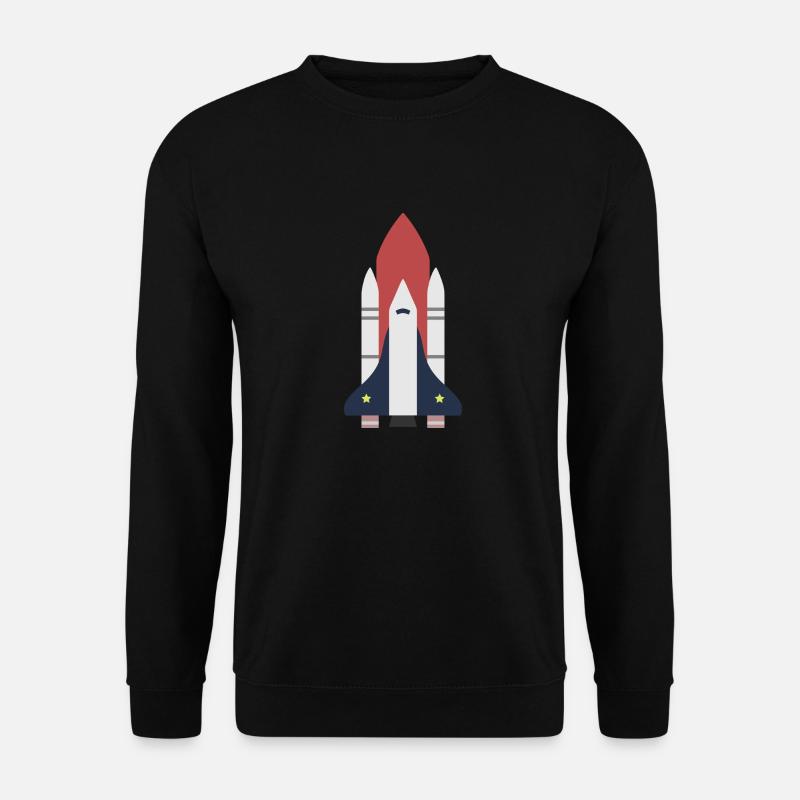Rakete Weltraum Geschenk Idee - Unisex Pullover - Schwarz