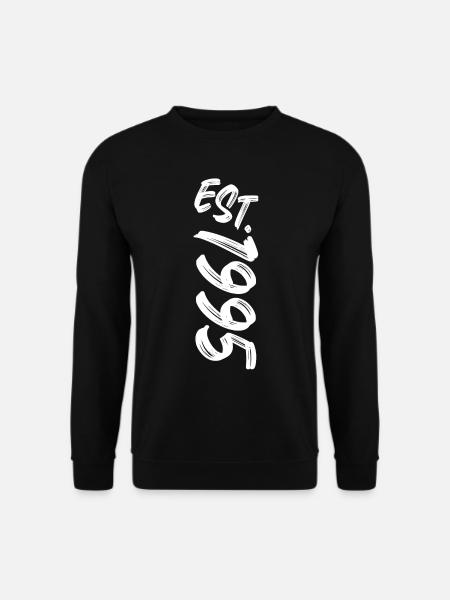 Est. 1995 - Established 1995 - Geburtstag Geschenk - Unisex Pullover - Schwarz