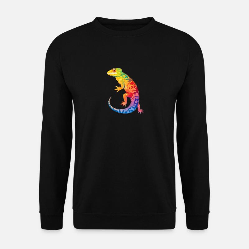 Gecko - Unisex Pullover - Schwarz