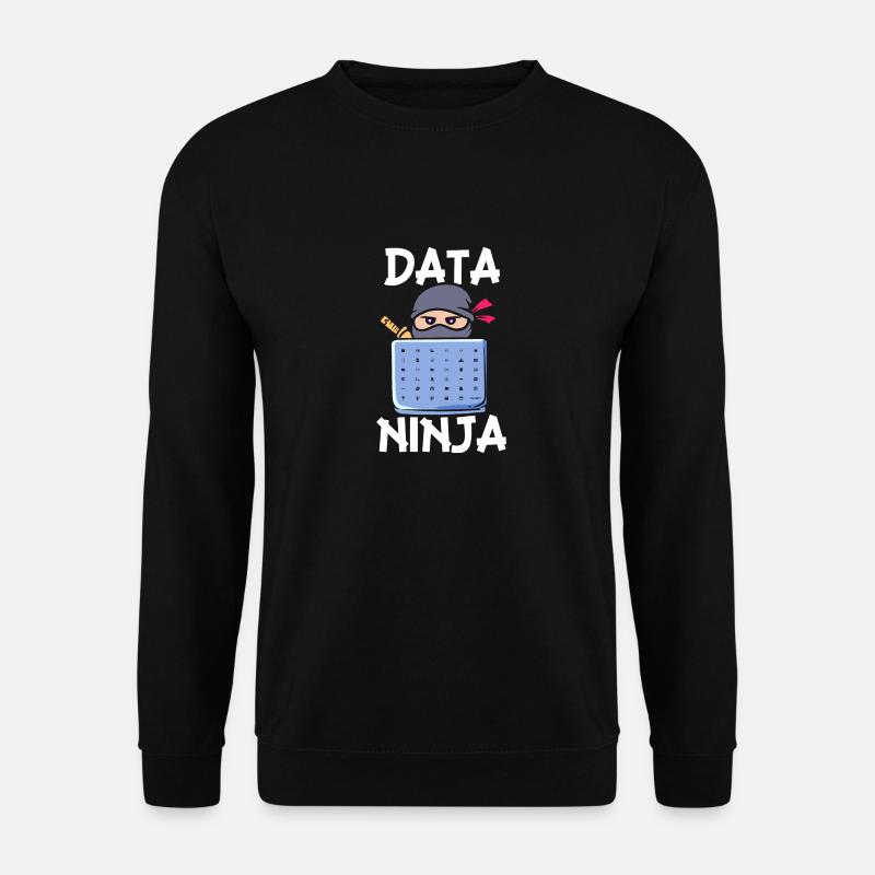 Data Ninja - Unisex Pullover - Schwarz