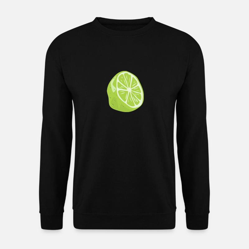 Limette - Unisex Pullover - Schwarz