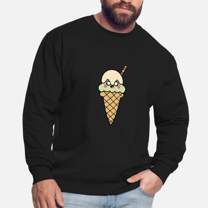 Crème glacée cornet de crème glacée douce Mignon Idée cadeau de crème glacée Sweat-shirt Unisexe