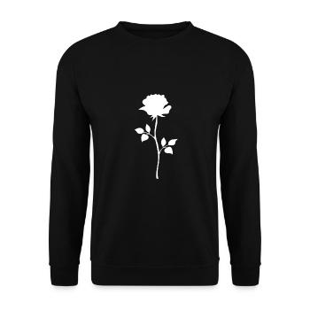 rose - Sweat-shirt Unisexe - noir - Devant - Alina (178cm) & Michal (187cm)