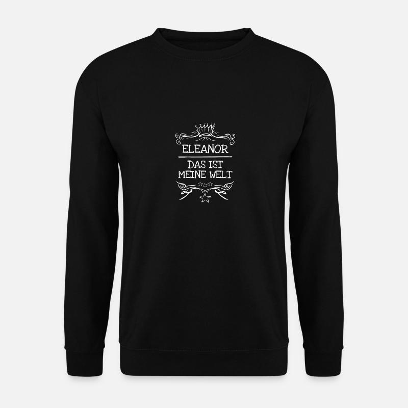 Mädchenname Eleanor - Unisex Pullover - Schwarz