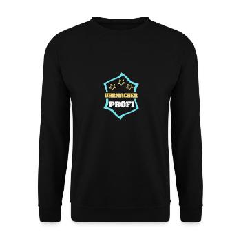 Watchmaker - Unisex Sweatshirt - black - Front - Alina (178cm) & Michal (187cm)