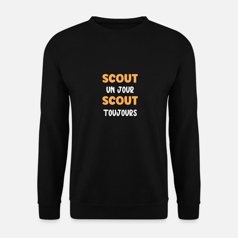 Super scout - Sweat-shirt Unisexe - noir