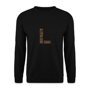 Bricoleur - Sweat-shirt Unisexe - noir - Devant - Alina (178cm) & Michal (187cm)