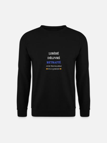 Released, Delivered, Retired - Unisex Sweatshirt - black