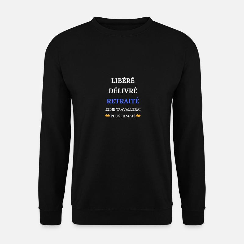 Released, Delivered, Retired - Unisex Sweatshirt - black