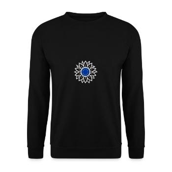 Europa Blume - Unisex Pullover - Schwarz - Vorne - Alina (178cm) & Michal (187cm)