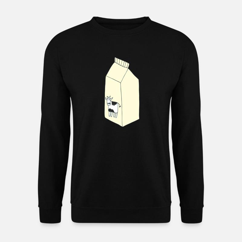 milk bag - Unisex Sweatshirt - black