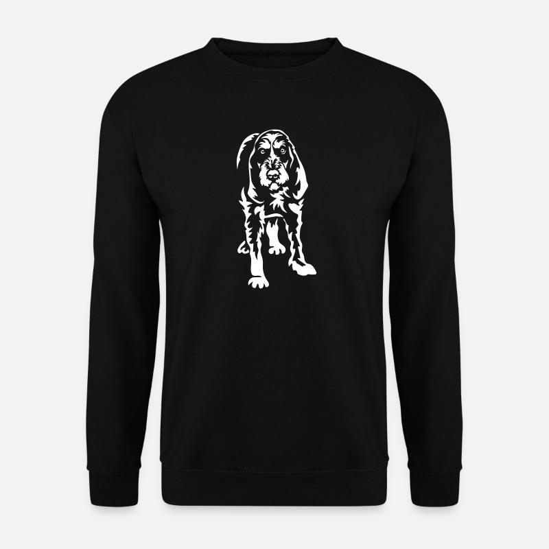 Griffon Bleu de Gascogne "Black Edition" - Unisex Pullover - Schwarz